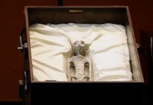 Ufolog sustine ca arata Congresului din Mexic specimene extraterestre mumificate